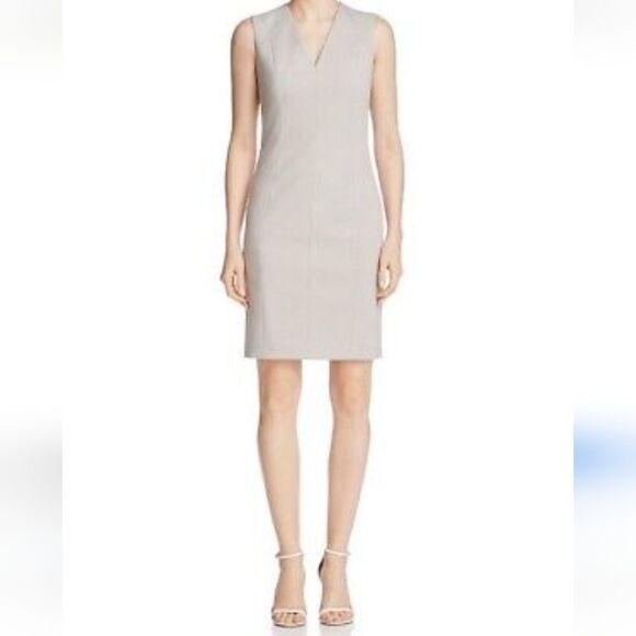 Tahari Knit Sheath. Professional. Light Academic. Normcore - Picture 1 of 13